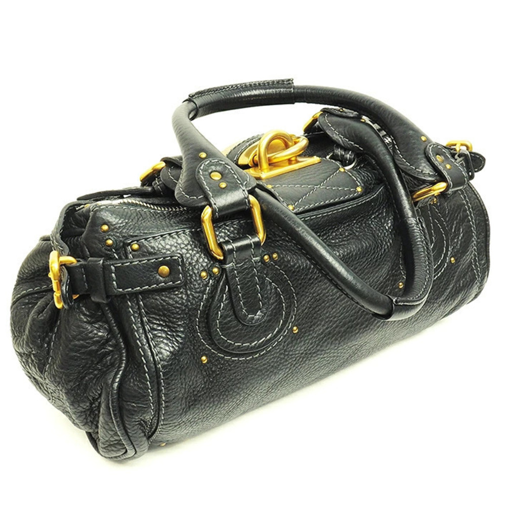 Chloe Motif Paddington Handbag Shoulder Bag Padlock